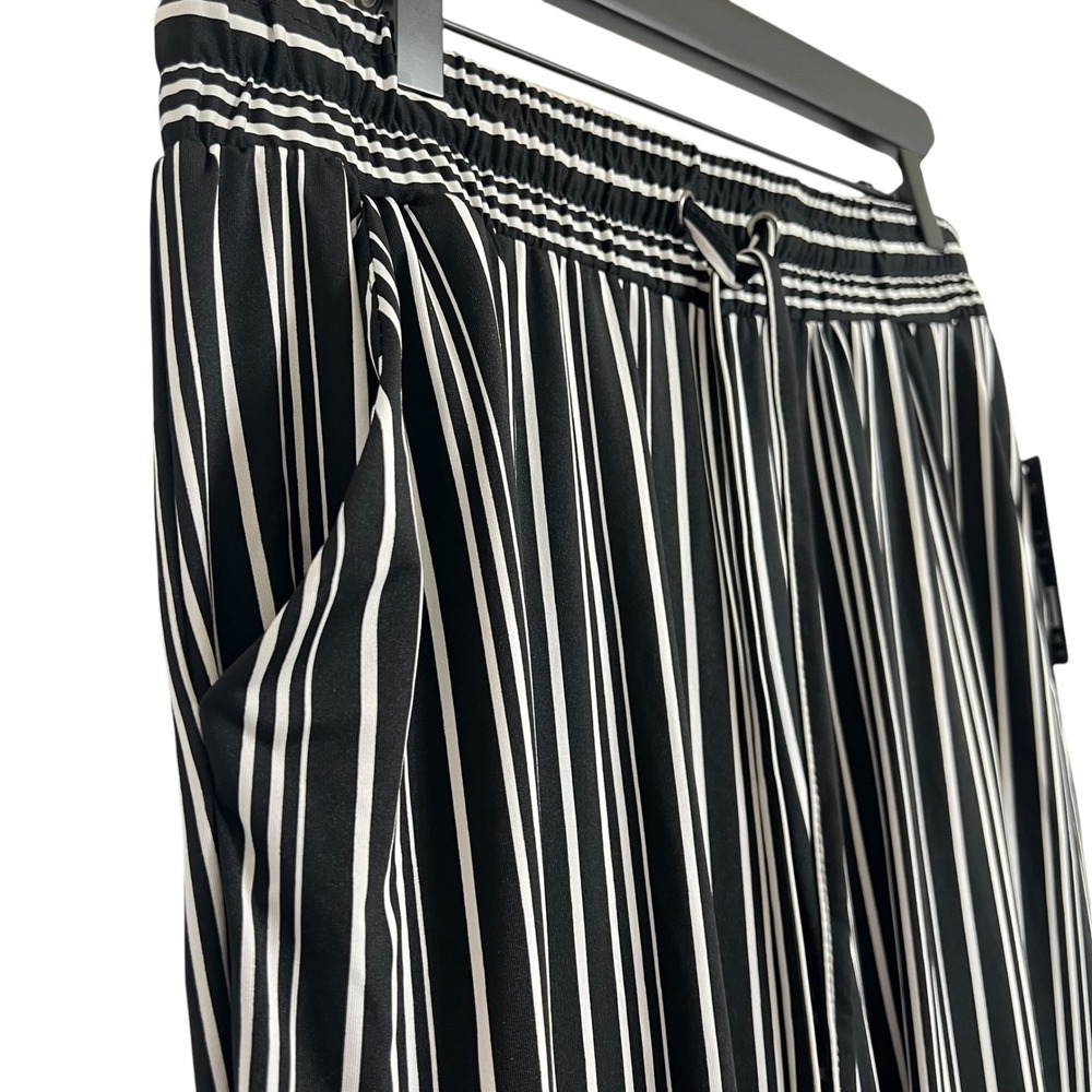 Robert Louis Womens Sz L Pull On Striped Cargo Jogger Pants Pockets - Picture 5 of 13
